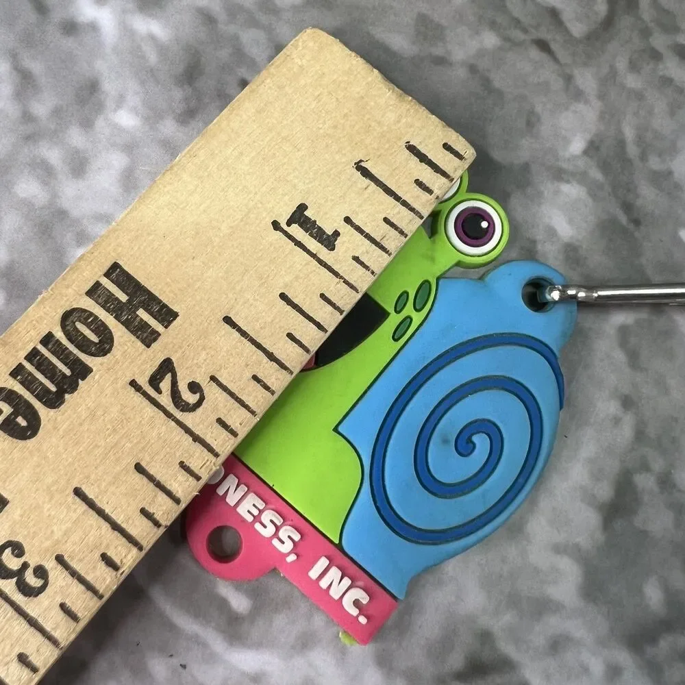 Kindness Inc Snail Monster Vinyl Keychain Keyring